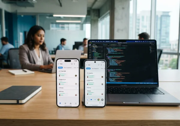 One codebase serving both app stores
